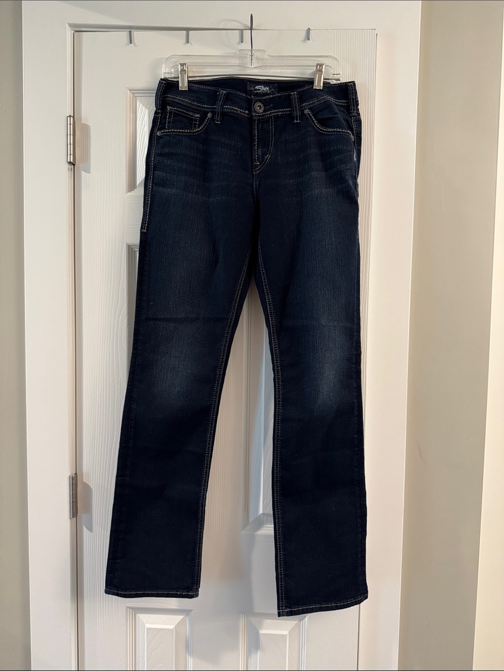 Silver Jeans Dark Indigo Boot Cut Jeans